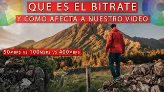 Que es el Bitrate de una Camara y como afecta a la calidad Final