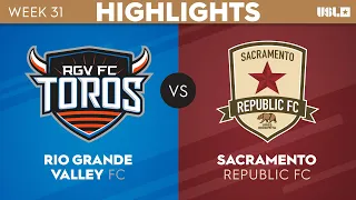 10.7.2023 | Rio Grande Valley FC vs. Sacramento Republic FC - Game Highlights