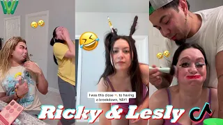 *1 Hour* Funny Ricky and Lesly Tik Tok 2023 | Try Not To Laugh Watching @Himandherofficial TikToks