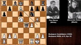 Paul Keres vs Alexander Kotov - Budapest Candidates (1950)