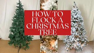 How To Flock a Christmas Tree-2021