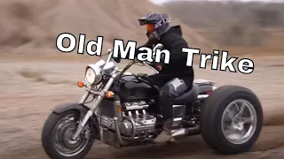 Old Man Trike Makes it up Big Sand Hill