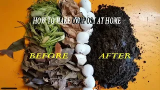 PAANO GUMAWA NG MATABANG LUPA | HOW TO MAKE COMPOST AT HOME