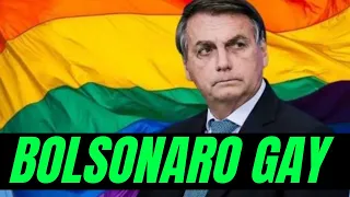 Bolsonaro gay em desfile da Gaviões da Fiel