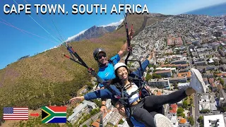 AMERICAN IN SOUTH AFRICA VLOG: PARAGLIDING AT SIGNAL HILL