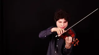 Augustin Hadelich plays Bach Sonata No  2 - Grave and Fuga