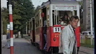 Szczecin Stettin Stadtverkehr im September 1992