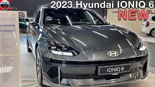 2023 Hyundai IONIQ 6 TOP LINE Long Range 77.4kWh - Walkaround (Nocturne Gray Metallic)