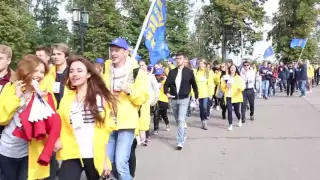 РГГУ на параде студенчества 2016