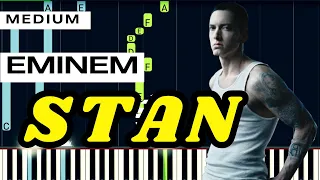 Eminem Stan  Piano Tutorial Easy ( Piano Cover)