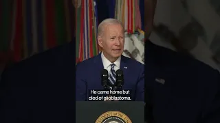 Biden on His Son Beau Who Died From Cancer After Iraq War