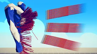 SUPER FAST RANGED UNITS vs ICE GIANT | TABS - Totally Accurate Battle Simulator