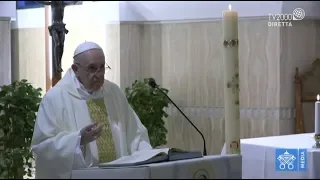 Papa Francesco, omelia a Santa Marta del 14 aprile 2020