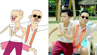 Gangnam Style drawing meme 2.0 | PSY