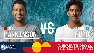 Joel Parkinson vs. Miguel Pupo - Quiksilver Pro Gold Coast 2017 Round Three, Heat 4