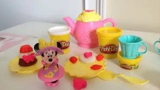 Play-Doh Minnie Mouse Sweets n Tea Set Unboxing