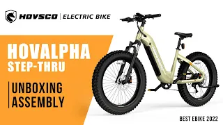 HovAlpha Step-Thru Ebike Unboxing & Assembly | Hovsco Tutorial