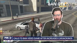 HasanAbi reacts to Illinois lawmakers want to ban 'GTA' amid spike in carjackings