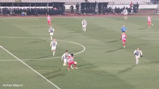 Partizan Crvena zvezda 2:1 video sa tribina