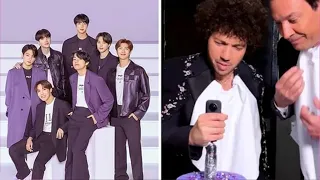 BTS ARMYs slam Jimmy Fallon and Benny Blanco's new video eating purple cake: Here's Why