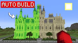 J'ai Triché avec un mod de Construction Automatique sur Minecraft