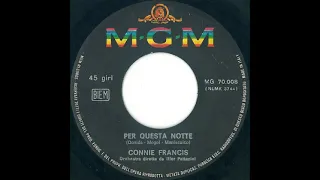 Connie Francis - Per Questa Notte DEStereo