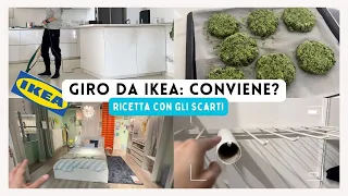 VLOG - GIRO DA IKEA - CONVIENE DAVVERO? -  RICETTA CON GLI SCARTI PER RISPARMIARE - pulizie