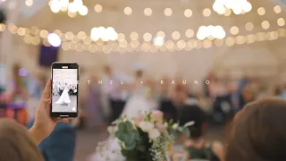 The sweetest first dance ever // folk dancers mashup at Endla barn wedding