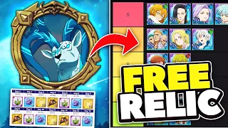 HOW TO GET A *FREE* DEER HOLY RELIC & WHICH ONE TO PICK! | Seven Deadly Sins: Grand Cross