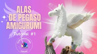 Alas de Pegaso AMIGURUMI Paso a paso- Patron: Celina innovaciones crochet- Tutorial N°1