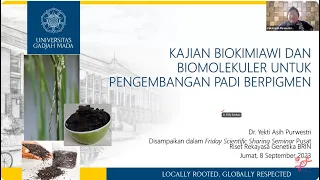 Kajian Biokimiawi dan Biomolekuler untuk Pengembangan Padi Berpigmen - FS3