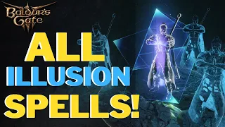 ALL Illusion Spells In Baldur's Gate 3! (Full Release)