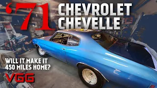 80s Built Chevelle Drag Car - Will It RUN AND DRIVE 450 miles home?