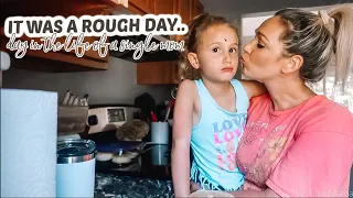 IT WAS A TOUGH DAY FOR MY GIRL| DAY IN THE LIFE OF A SINGLE MOM|  Tres Chic Mama