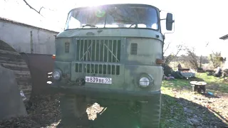 IFA W50 запуск двигателя