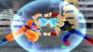 Goku Saiyan God Blue And Bardock Saiyan God Blue Fusion | DBZ Budokai Tenkaichi 3 (MOD)