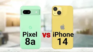 Google Pixel 8a vs iPhone 14