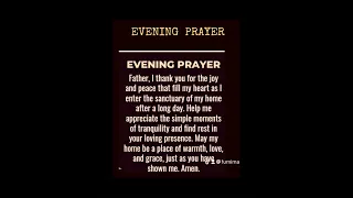 EVENING PRAYER 🤲🏼 🙏