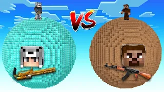 ZENGİN GEZEGEN VS FAKİR GEZEGEN 😱 - Minecraft