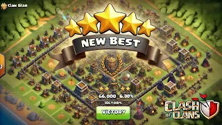 Clash of clans-BEST CLAN WARS ATTACK EVER 3STARING TH9 MAX WITH TH9