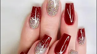 Fake nail extensions idea // nail paint //nail shape