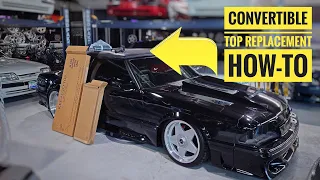 1983-1993 Foxbody Mustang Convertible Top Replacement Video *FULL HOW-TO*