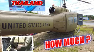 How Much To BUY a Huey Helicopter In THAILAND 2022 ? (Bell UH-1 Helicopter)