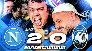 🪄 MAGICI!!! NAPOLI 2-0 ATALANTA | LIVE REACTION NAPOLETANI AL MARADONA HD