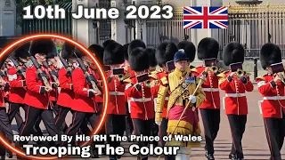 10th June 2023: "SPECTACULAR Display" Trooping The Colour in Boiling Hot 29°C