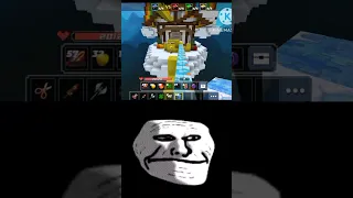 Troll Face Meme (Blockman go) #short