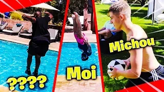 QUEL CROUTON REUSSIRA LA FIGURE LA PLUS DIFFICILE DANS LA PISCINE DE LA VILLA ?!