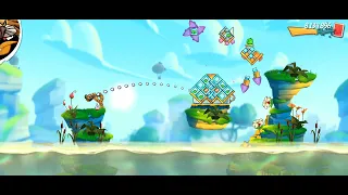 Angry Birds 2 (Nivel 1369 "difícil" Marranestein) 3 estrellas.