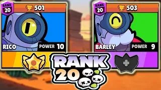 AM FACUT RANK 20 PE RICO SI BARLEY LA SOLO SHOWDOWN! Brawl Stars Romania