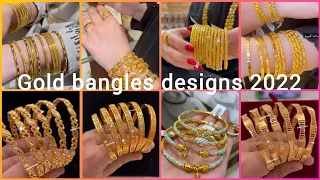 gold bangles designs 2022 | Dubai Gold Bangles | bangles design | designer bangles | Gold Kangan